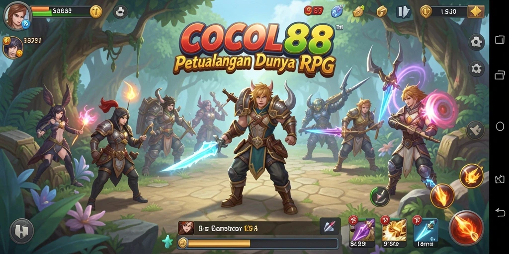 Tampilan gameplay seru dan menantang di COCOL88.