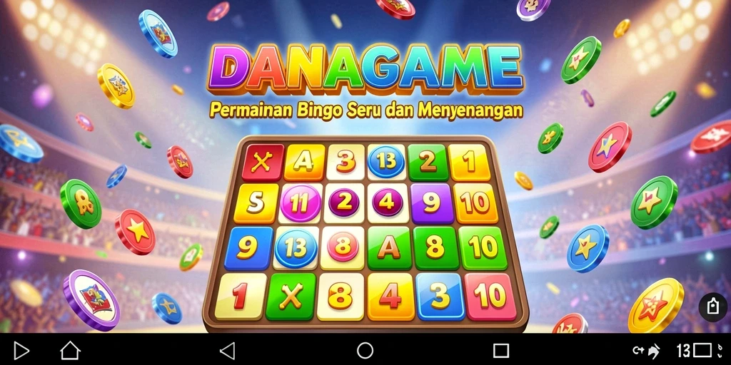 Tampilan gameplay Bingo seru dari DANAGAME dengan grafik yang menarik