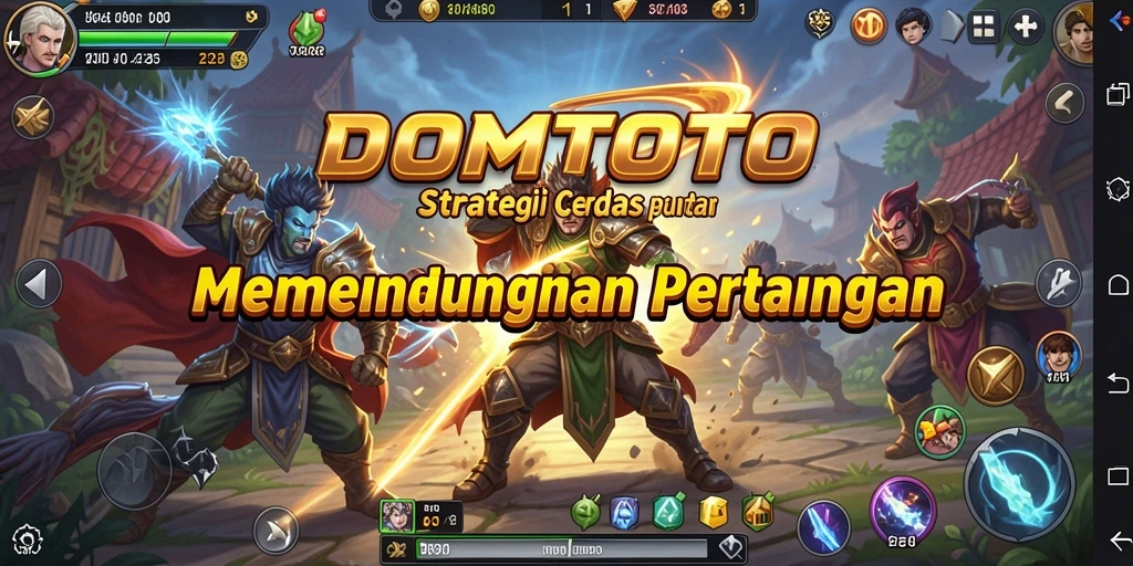 Tampilan menarik dan seru dari gameplay DOMTOTO.