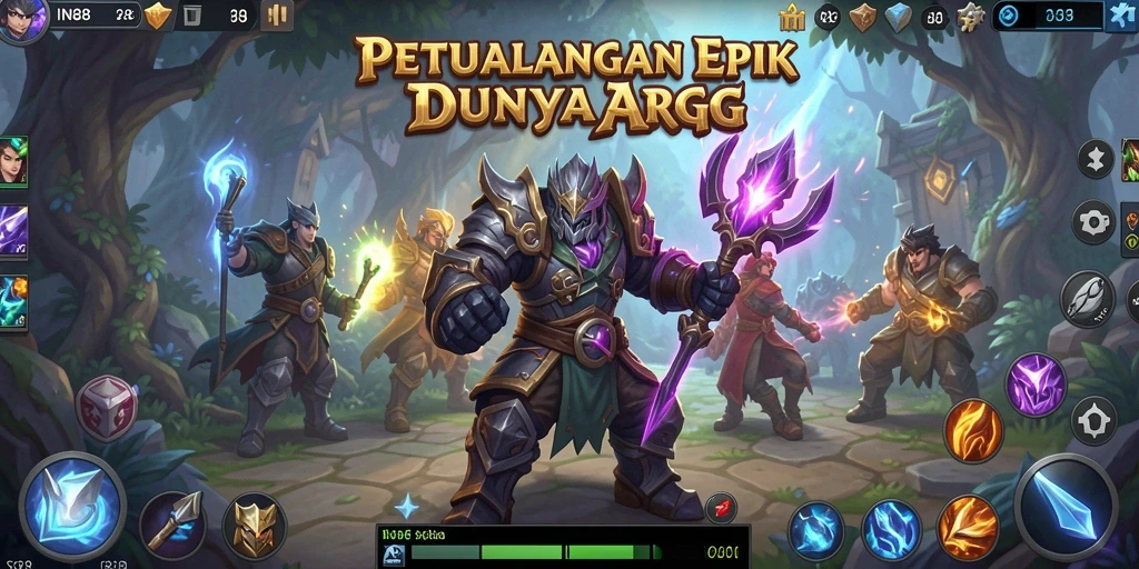 Tampilan gameplay ARPG yang mendebarkan dan grafis yang memukau.