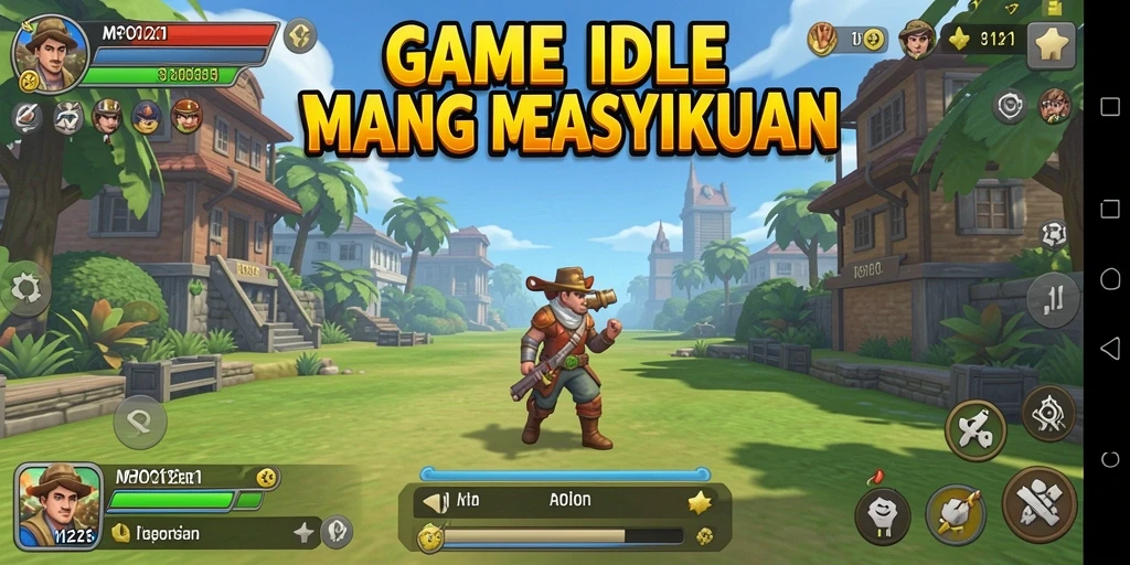 Screenshot MPO1221 menampilkan serunya gameplay Idle yang mengasyikkan.