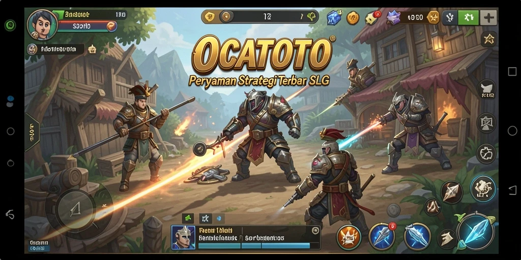 Gameplay seru OCATOTO menampilkan strategi dan pertempuran yang menarik.