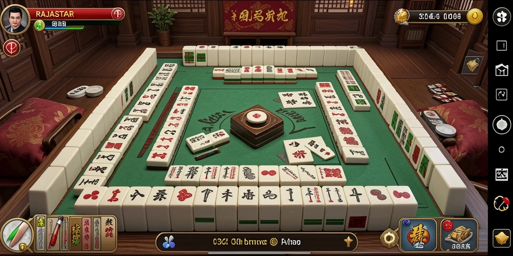 Tampilan gameplay seru di RAJASTAR yang menakjubkan.