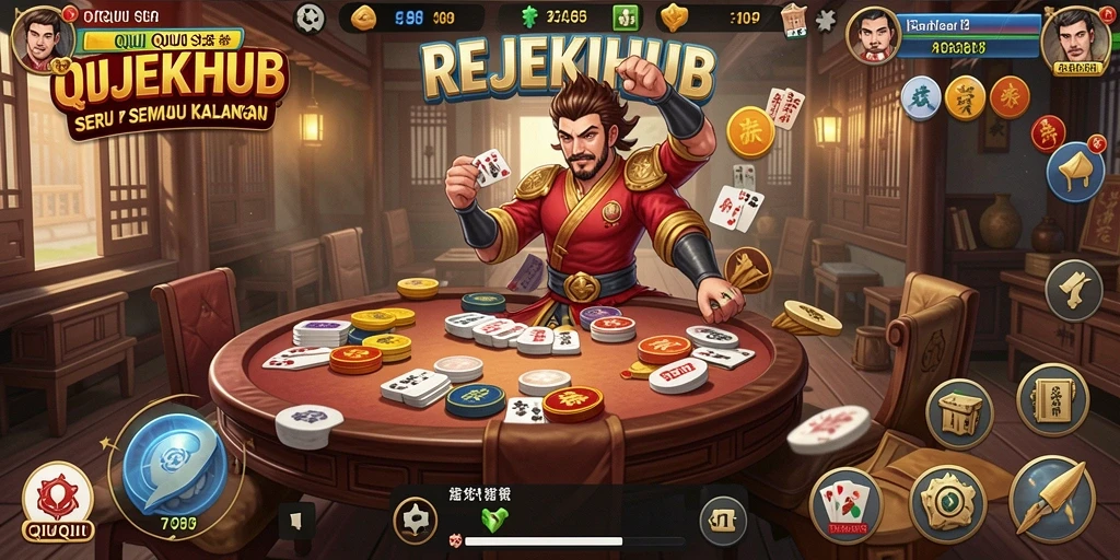 Tampilan gameplay QiuQiu yang menarik dari REJEKIHUB.