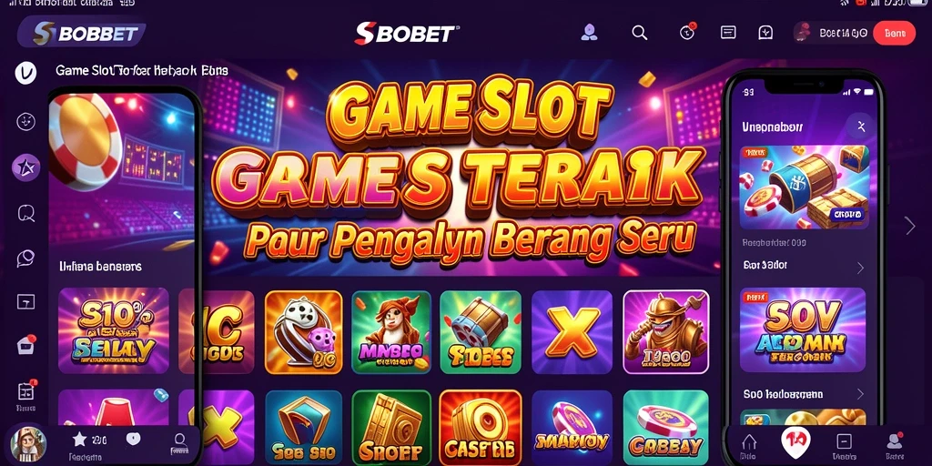 Tampilan gameplay Slot yang menarik di SBOBET.