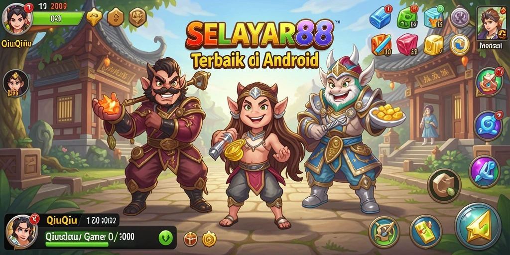 Tampilan gameplay QiuQiu yang mendebarkan di SELAYAR88.