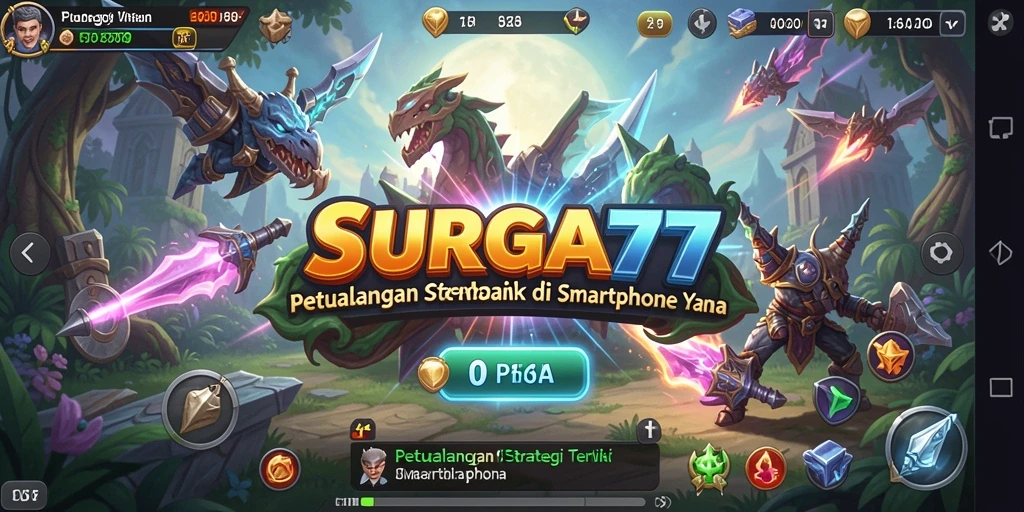 Gameplay SURGA77 yang menakjubkan dan seru.