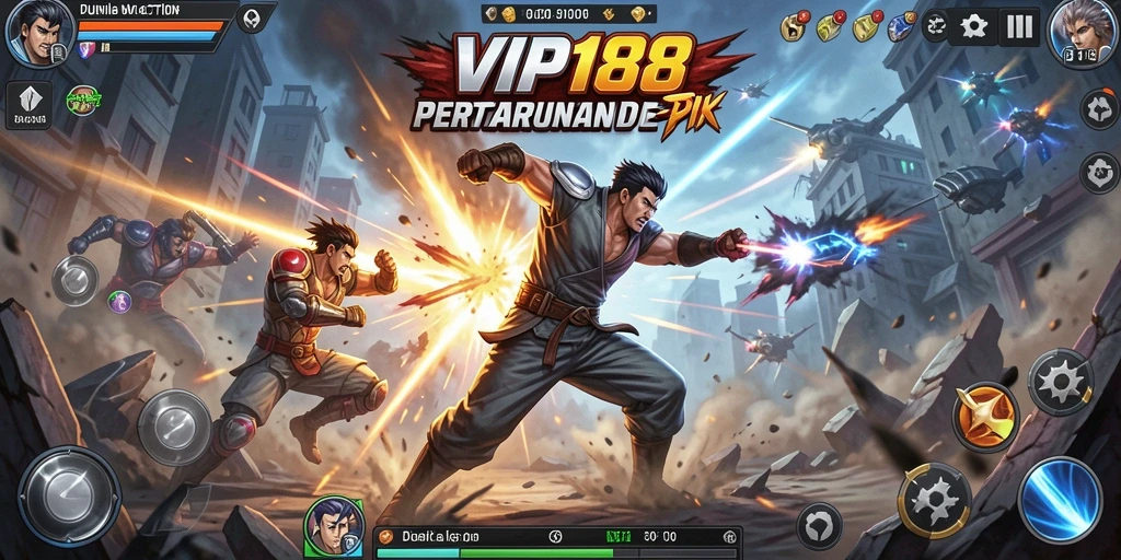 Screen capture dari gameplay aksi seru di VIP188.